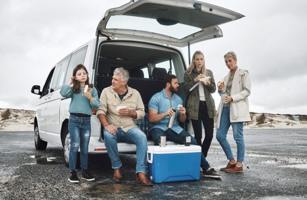 ideal vehicle for family group travel