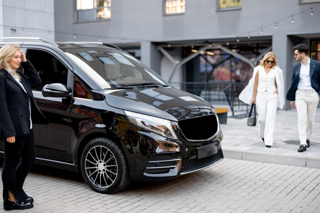 luxury vehicle options for corporate events in Tiburon