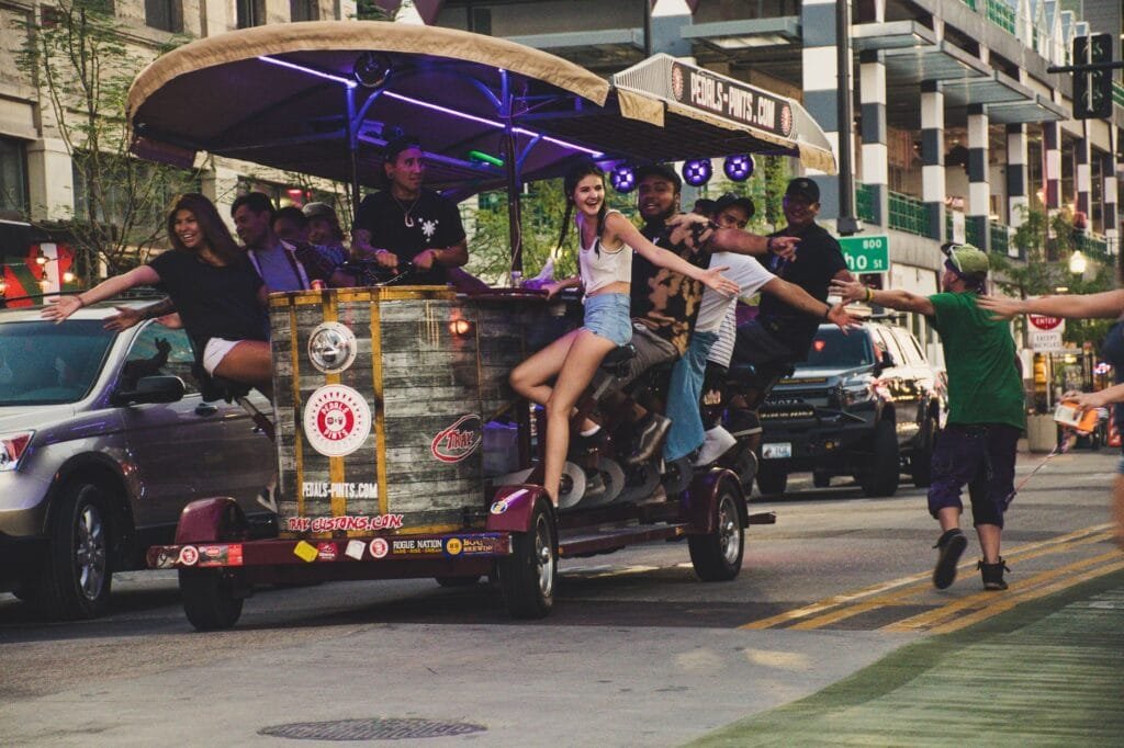 event transportation options for groups in Fremont
